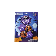 Set de globos Halloween telaraña