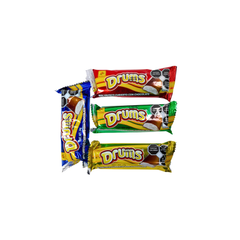 Drums Malvavisco cubierto de chocolate - De la Rosa - 24 piezas