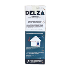 Calentador Instantáneo de Agua Delza
