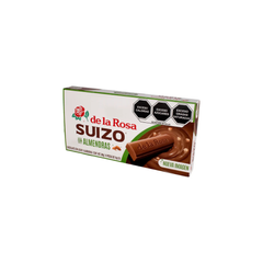 Chocolate con almendras estilo suizo - De La Rosa - 16 piezas