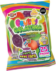 Frutti Gelatina - Las Delicias - 25 Piezas