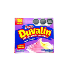 Duvalín Bi Sabor Fresa - Ricolino - 18 piezas