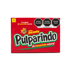 Pulparindo Extra Hot - De La Rosa - 20 piezas