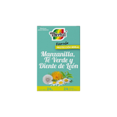 Manzanilla, Té Verde y Diente de León - Therbal - 24 sobres