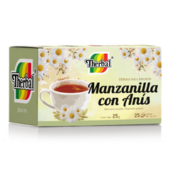 Té Manzanilla con Anís - Therbal - 25 pzas