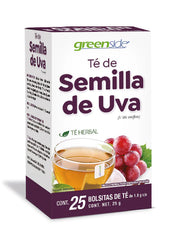 Té Semilla de Uva - Greenside - 25 pzas