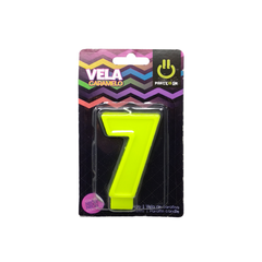 Vela Numérica Caramelo Party Is On