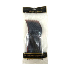 Tenedor de Plástico - Amscan - 20 Piezas