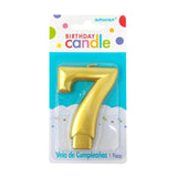 Birthday Candle Vela Dorada - Amscan