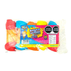Barquillo con Malvavisco - W.L.A. Dulces - 20 piezas