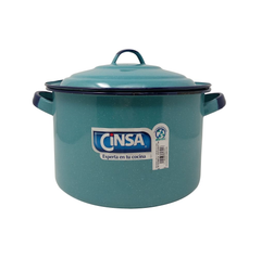 Olla recta 24 Azul turquesa Cinsa