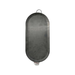 Comal de fierro vaciado ovalado