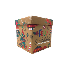 Caja de Regalo Navideña 20x20 cm