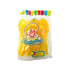 Cucharas Medianas Neón - Payasifiestas - 25 Piezas