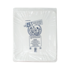 Charolas Rectangulares - Envases Cuevas - 25 piezas