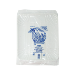 Charolas Rectangulares - Envases Cuevas - 25 piezas