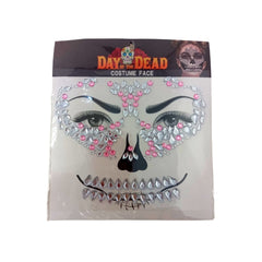 Calavera Diamante Grande para Cara - VM Fiesta