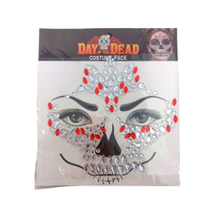 Calavera Diamante Grande para Cara - VM Fiesta