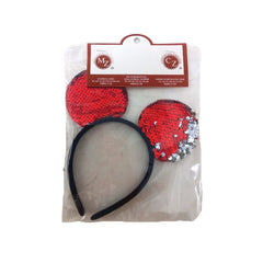 Diadema Ratona de Lentejuelas Reversible - VM Fiesta