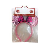 Diadema Ratona de Lentejuelas Reversible - VM Fiesta