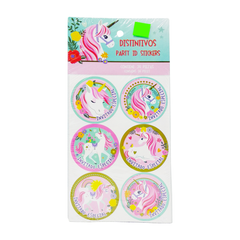 Unicornio Distintivos - 24 piezas