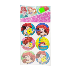 La Sirenita Distintivos 24 Pzas.