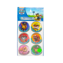 Paw Patrol Distintivos 24 Pzas.