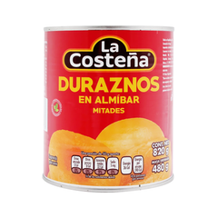 Duraznos en Almíbar en Mitades - La Costeña - 820 g