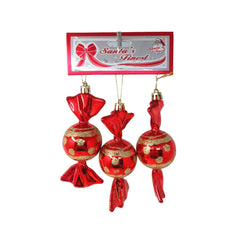 Esferas con forma de Dulces - 3 Piezas