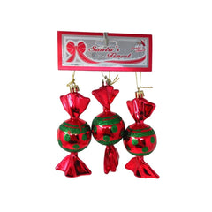 Esferas con forma de Dulces - 3 Piezas