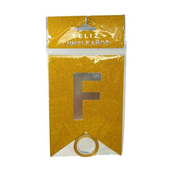 Letrero colgante "Feliz Cumpleaños" Diamantado - VM Fiestas