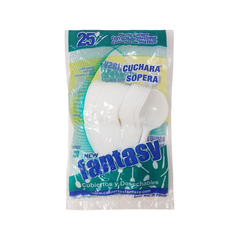 Cucharas Soperas - New Fantasy - 25 Pzas