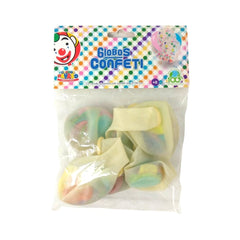 Globos Confeti #12 - Globos Payaso - 6 Piezas