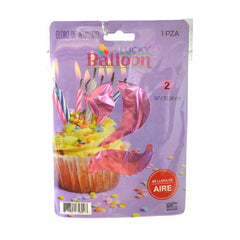 Globo de Número #14 rosa gold - Lucky Balloon