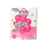 Globos San Valentín - 9 Piezas