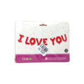 Letrero de Globos "I love you"