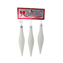 Esferas Gotas con Diamantina - 3 Piezas