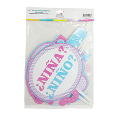 Revelación de sexo accesorios para fotos - 12 piezas