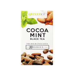 Té Negro Cacao Menta - Greenside - 20 bolsitas