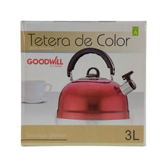 Calentadera de acero inoxidable redonda 3 L