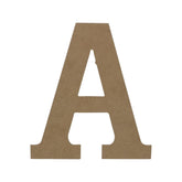 Letras y números de madera 16 cm