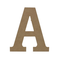 Letras y números de madera 16 cm