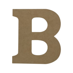 Letras y números de madera 16 cm