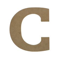 Letras y números de madera 16 cm