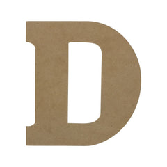 Letras y números de madera 16 cm