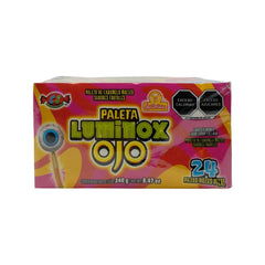 Paleta Luminox Ojo - Las Delicias - 24 piezas