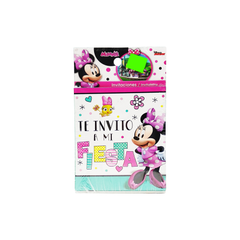 Minnie Invitaciones 6 Pzas.