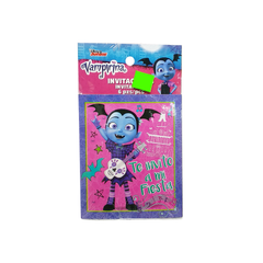 Vampirina Invitaciones 6 Pzas