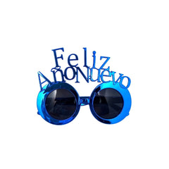 Lente Metálico Feliz Año Nuevo