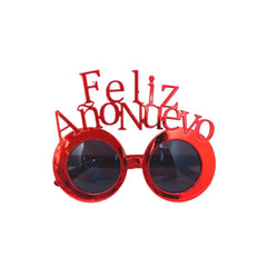 Lente Metálico Feliz Año Nuevo